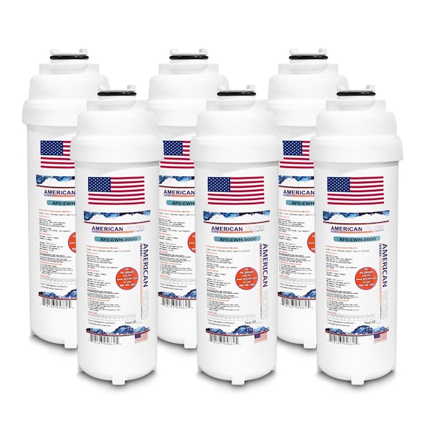 American Filter Co AFC-EWH-3000 Water Filter Comparable to LVRCGRNTL8WSK, 6PK AFC-EWH-3000-6p-12607 - main